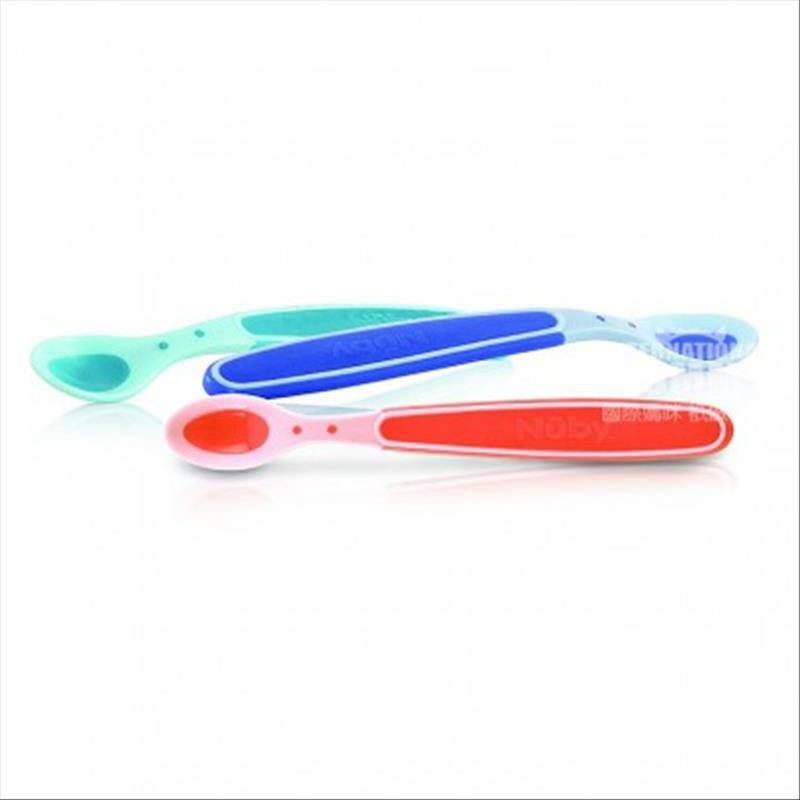 Nuby American Sensitive Baby Spoon 3pcs Versi Luar Negeri