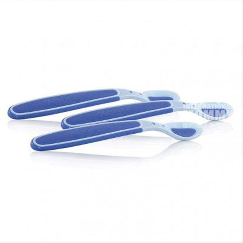 Nuby American Sensitive Baby Spoon 3pcs Versi Luar Negeri