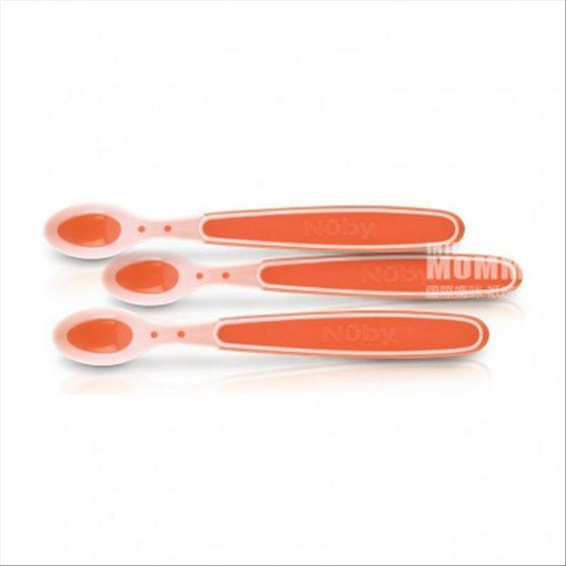 Nuby American Sensitive Baby Spoon 3pcs Versi Luar Negeri