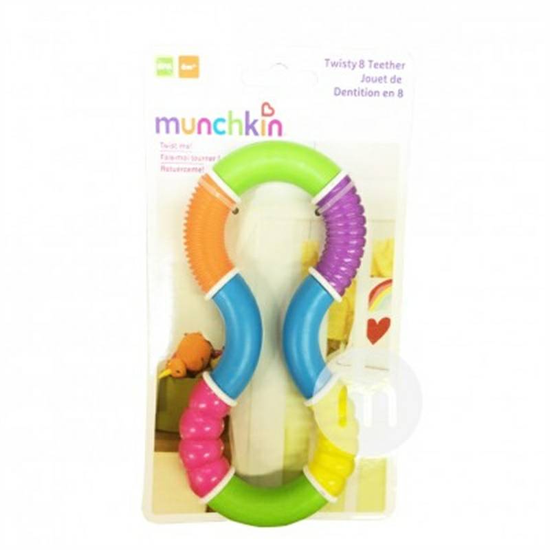 Munchkin Teether Teher Amerika Rantai Mainan Edisi Luar Negeri