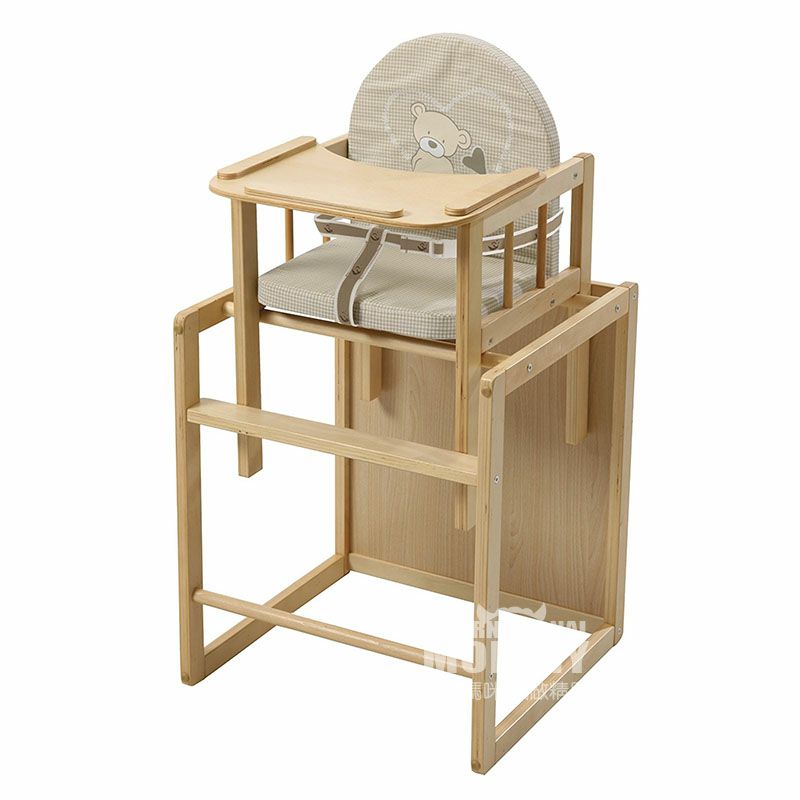 Roba kursi makan kayu multifungsi anak-anak Jerman versi luar negeri