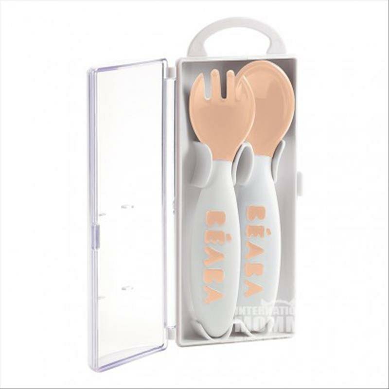 BEABA sendok garpu dua tahap pelatihan Prancis mengatur versi luar negeri