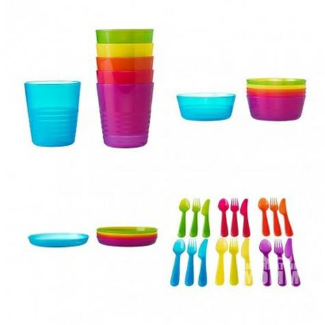 IKEA 36 set peralatan makan anak-anak dari Swedia