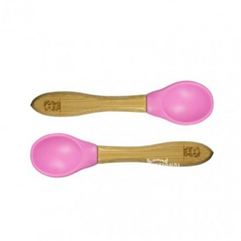 Bamboo Baby Feeding Bayi Sendok Dua Versi Versi Luar Negeri