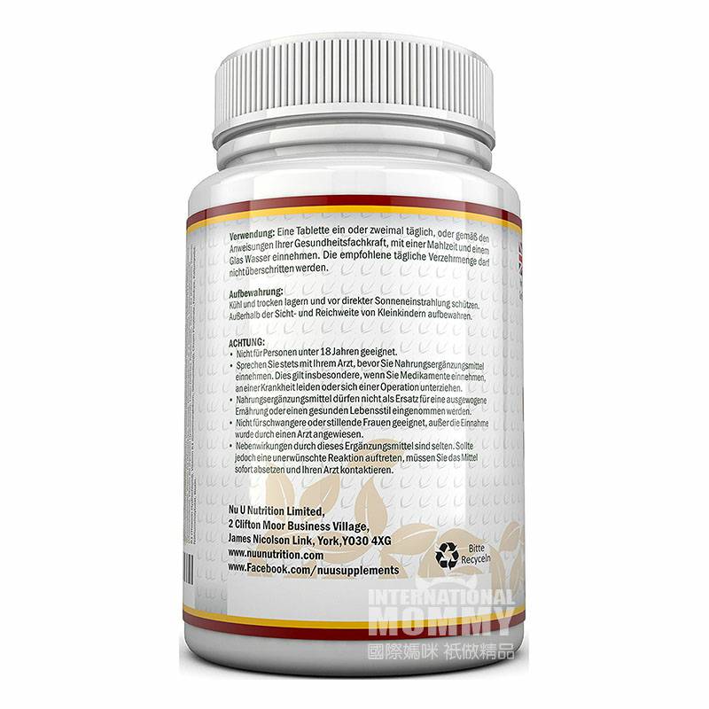 Nu U British tablet multivitamin dan mineral edisi luar negeri