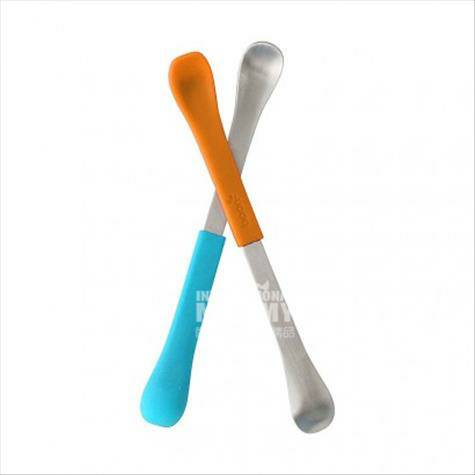 Boon American Baby Keras dan Lembut Dua Sendok 2 Paket Versi Luar Nege...