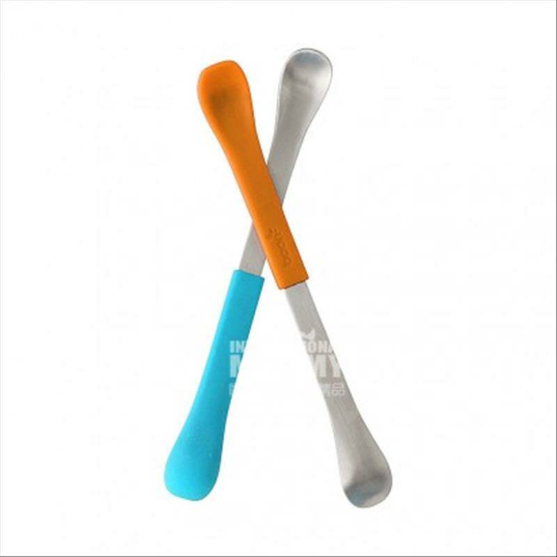 Boon American Baby Keras dan Lembut Dua Sendok 2 Paket Versi Luar Negeri