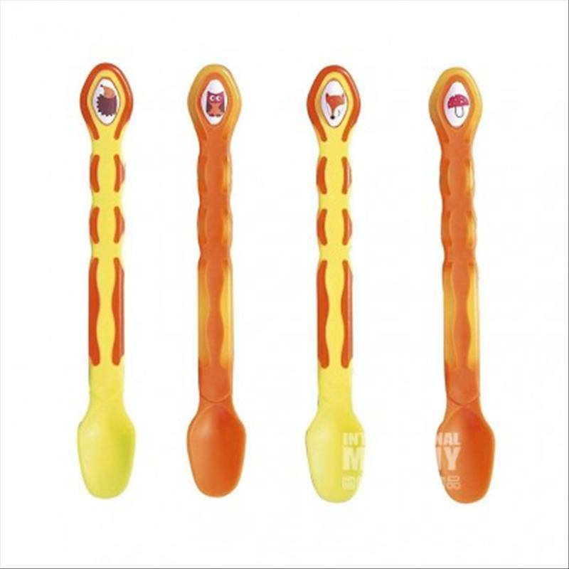 Bacino Jerman Bacino bayi menangani panjang silikon sendok lembut 4 paket versi luar negeri