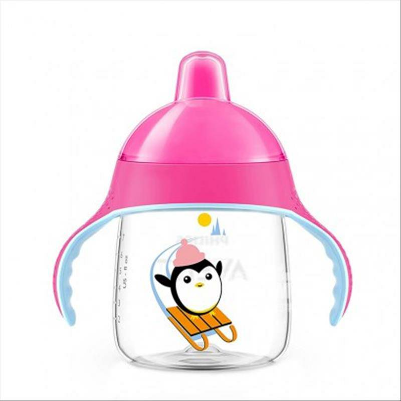 PHILIPS AVENT Cup belajar penguin duckbill Inggris 260ml versi luar negeri