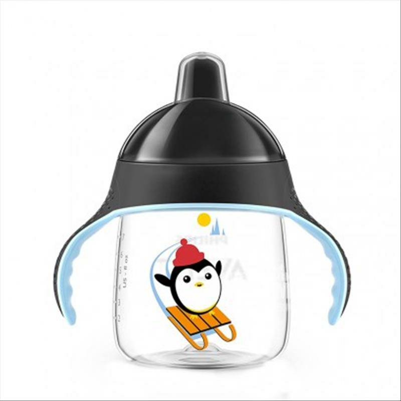 PHILIPS AVENT Cup belajar penguin duckbill Inggris 260ml versi luar negeri