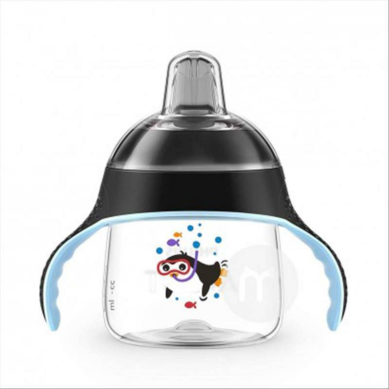 PHILIPS AVENT Cup Belajar Bahasa Inggris Penguin Duckbill 200ml Versi Luar Negeri