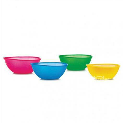 Nuby American Baby Rainbow Boat Bowl 4pcs Versi Luar Negeri