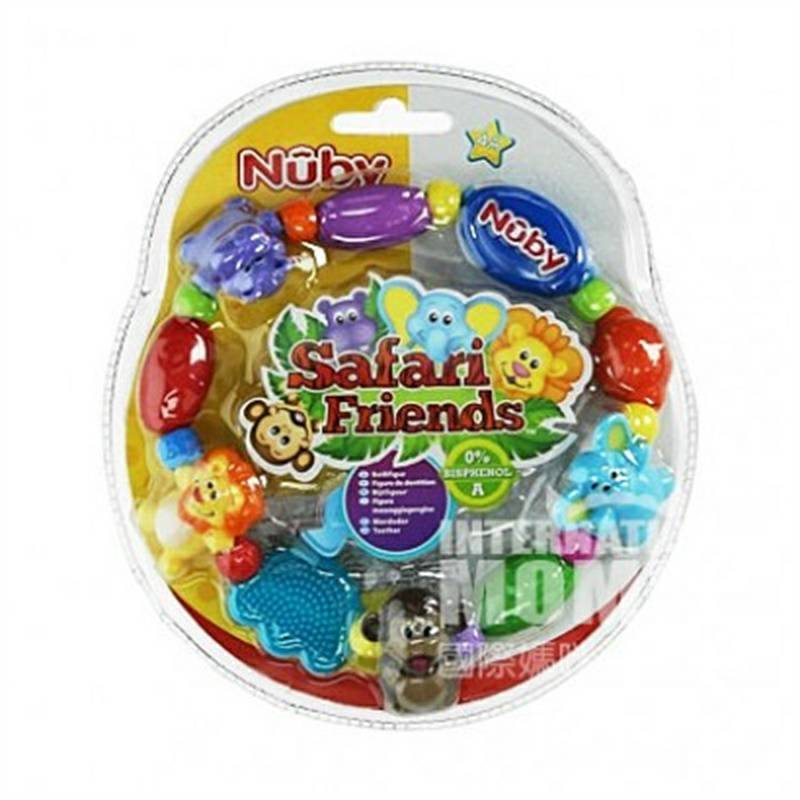 Nuby 美國努比嬰兒動物造型固齒器3個月以上 海外本土原版