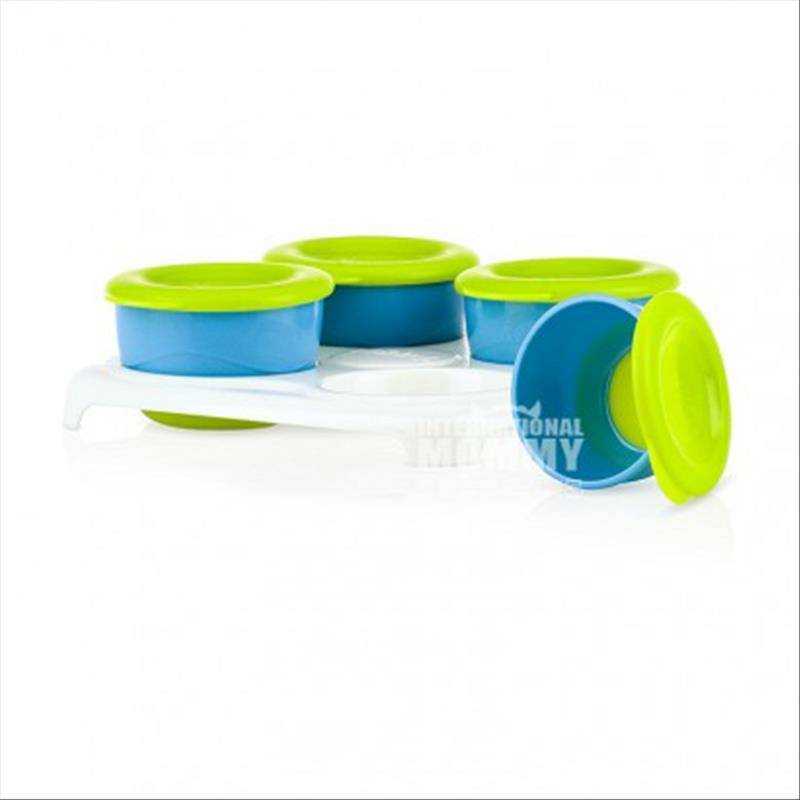 Nuby American Baby Suplemen Makanan Kotak 4 pcs Versi Luar Negeri