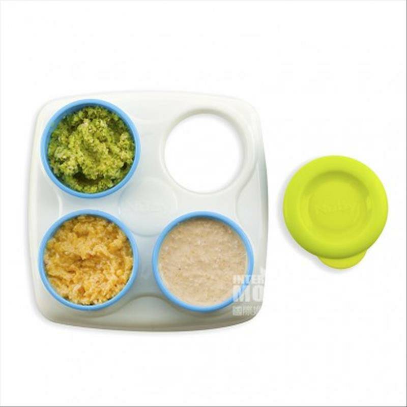 Nuby American Baby Suplemen Makanan Kotak 4 pcs Versi Luar Negeri