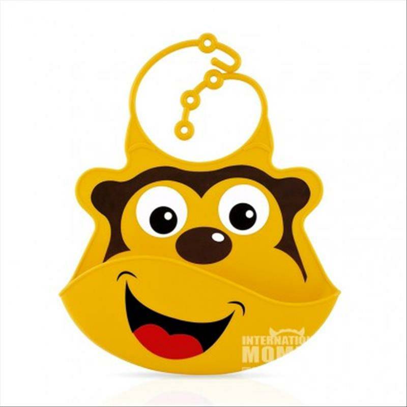 Nuby American Baby Kartun Silicone Bib Versi Luar Negeri