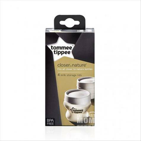 Tommee Tippee Inggris Natural Baby Bottle Storage Cap 4 Pack Versi Lua...