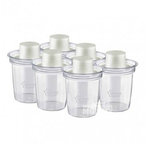 Tommee Tippee Inggris Susu Bubuk Alami Penyimpanan 6 Pack Versi Luar N...