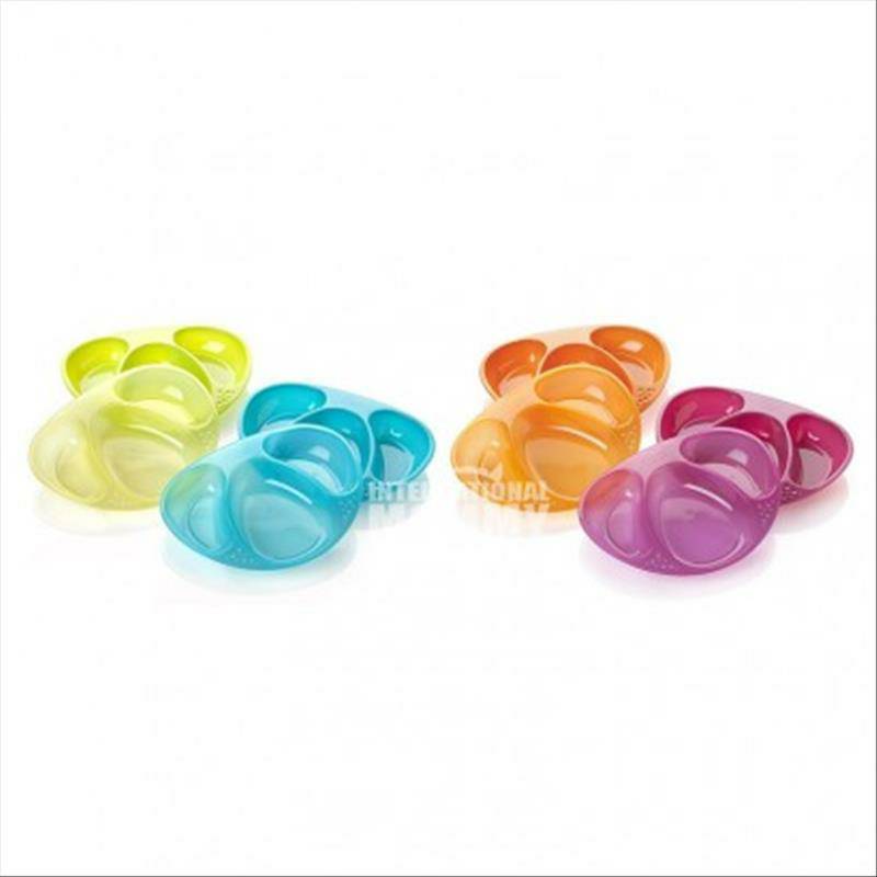 Tommee Tippee Mangkok tiga terbagi Inggris 2 bungkus versi luar negeri