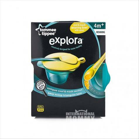 Tommee Tippee Suplemen Makanan Bayi Inggris Grinding Bowl Set Versi Lu...