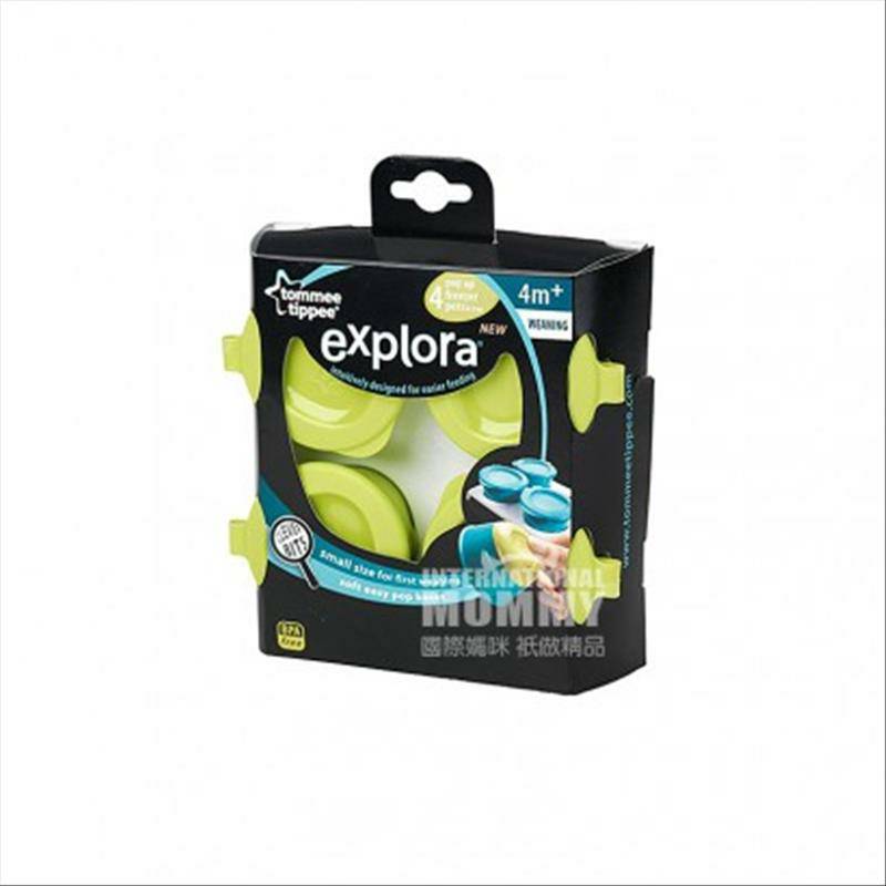 Tommee Tippee Kotak penyimpanan makanan bayi Inggris dengan nampan versi luar negeri