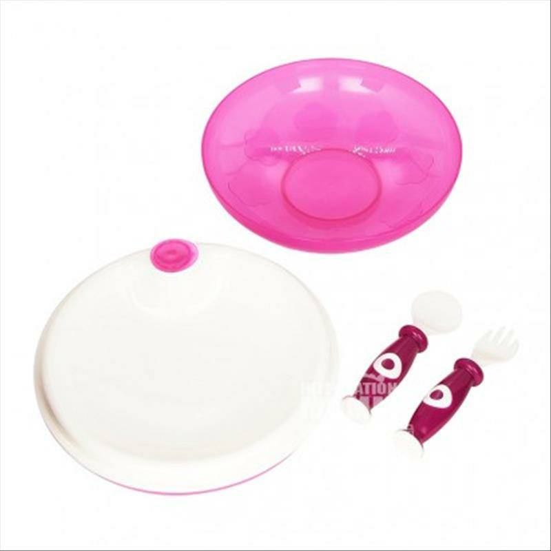 Bieco Jerman insulasi injeksi air bayi non-slip mangkuk garpu mengatur versi luar negeri