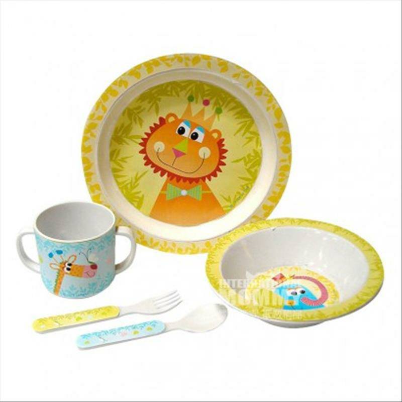 Bieco set peralatan makan praktis kartun anak-anak Jerman dari 5 edisi luar negeri