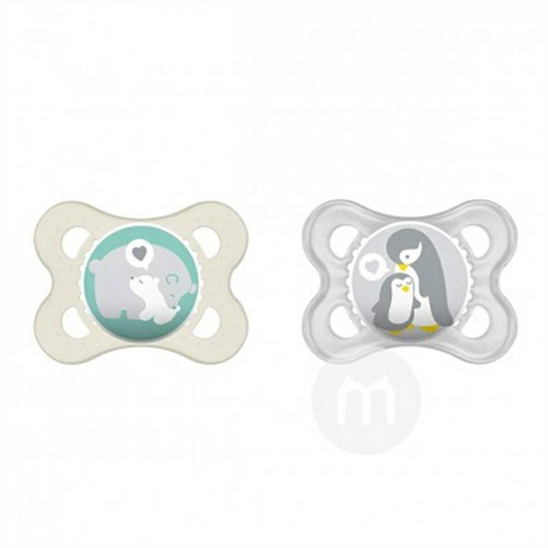 MAM 奧地利MAM絲感安撫奶嘴0-6個月兩只裝 海外本土原版