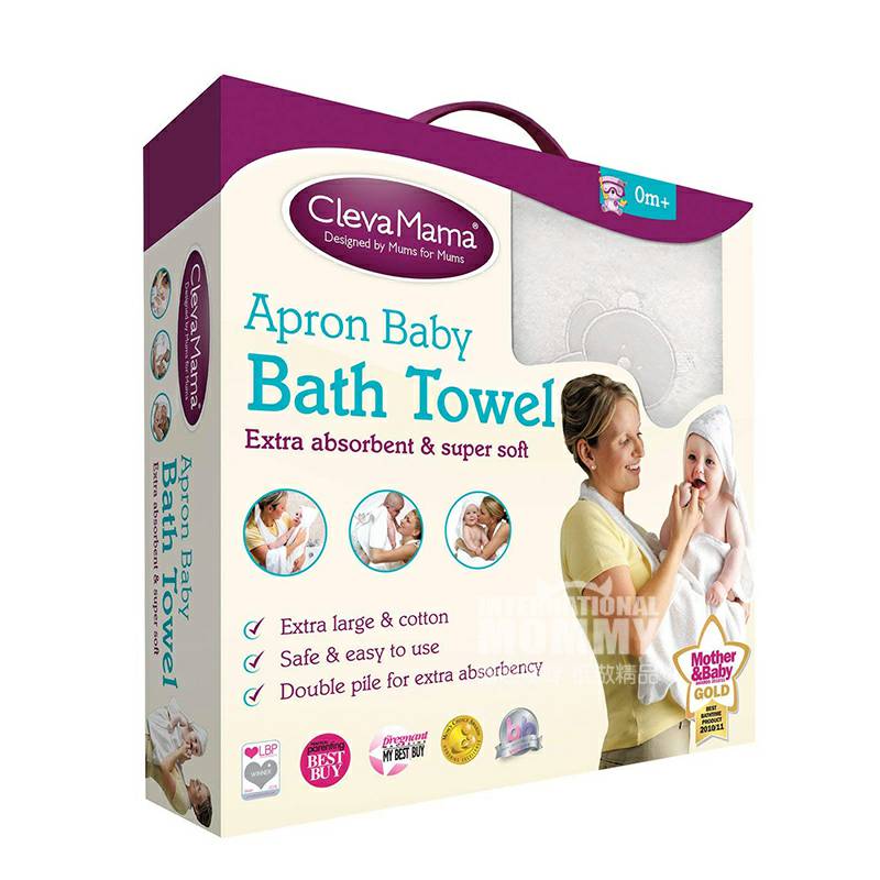 Clevamama handuk anti-selip dan kebesaran versi Inggris di luar negeri