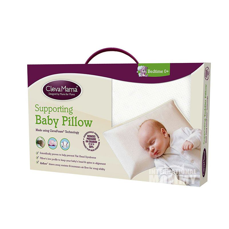 Clevamama Bayi Inggris bantal memori kepala anti-rata versi luar negeri