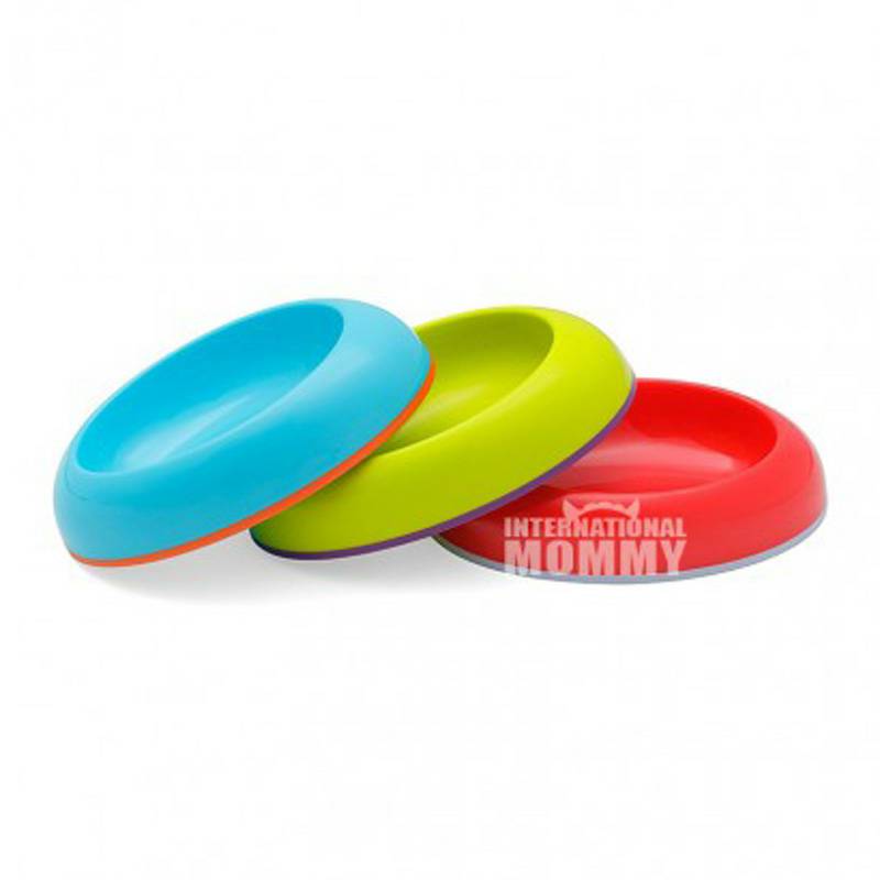 Boon American Baby Anti-slip Bowl UFO 3pcs Versi Luar Negeri