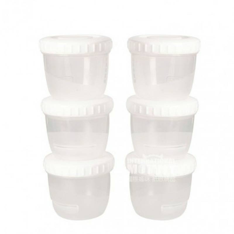 Difrax Dutch kotak penyimpanan makanan komplementer 150ml 6 pcs versi luar negeri