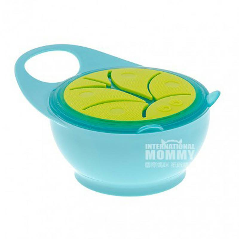Brother max British baby penggunaan ganda yang mudah dipegang mangkuk camilan versi luar negeri