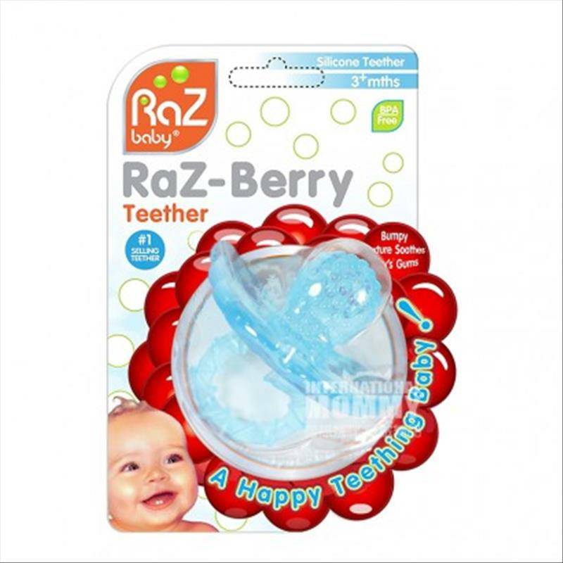 RaZbaby American Strawberry Soothing Teether Overseas Version