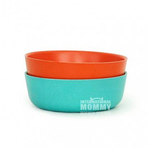 BIOBU by EKOBO Mangkok Serat Bambu Prancis Alami Dua Potong Versi Luar...