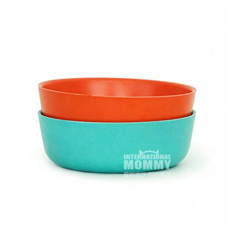 BIOBU by EKOBO Mangkok Serat Bambu Prancis Alami Dua Potong Versi Luar Negeri