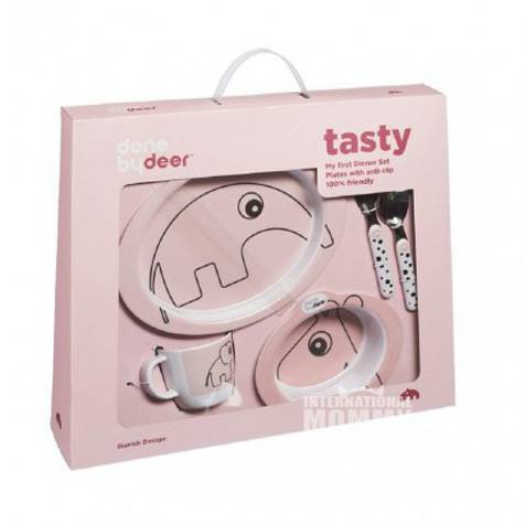 Done by deer Selesaibyrusa Peralatan makan Denmark set 5-piece edisi l...