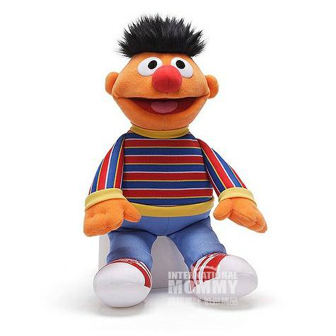 GUND American Sesame Street Ernie Plush Doll Versi Luar Negeri