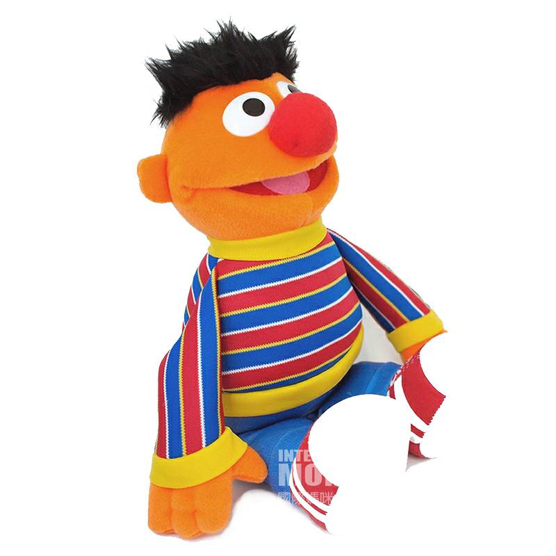 GUND American Sesame Street Ernie Plush Doll Versi Luar Negeri