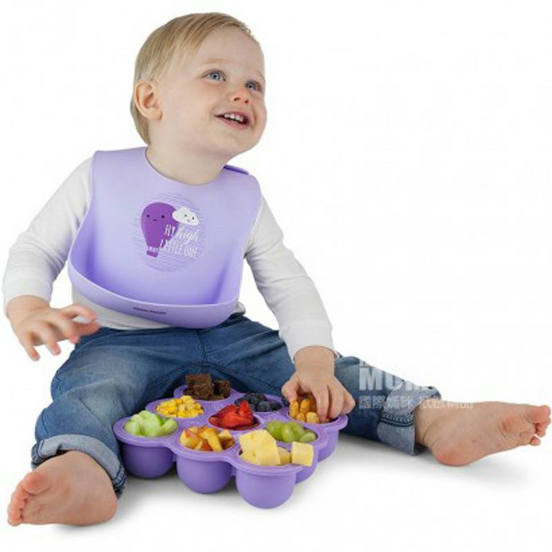 Kiddo Feedo Kiddo Feedo Bayi Silikon Ditarik Bib Versi Luar Negeri