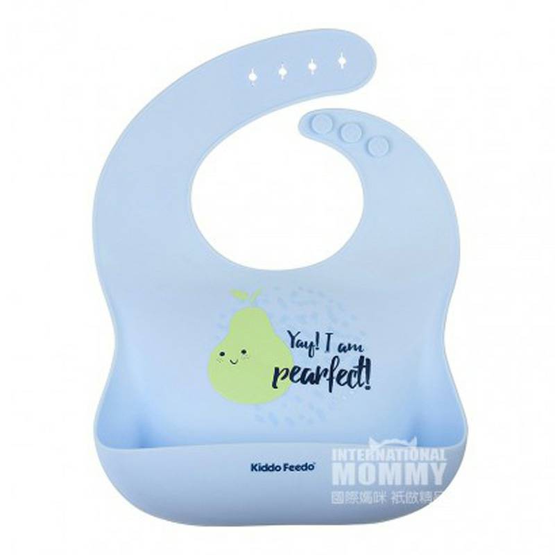 Kiddo Feedo Kiddo Feedo Bayi Silikon Ditarik Bib Versi Luar Negeri