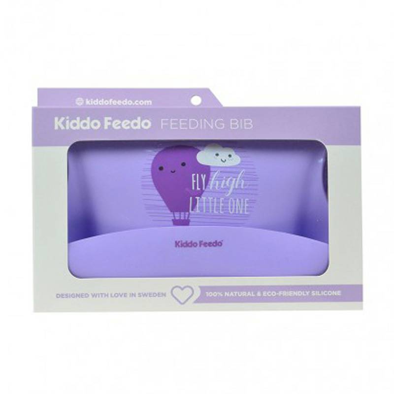 Kiddo Feedo Kiddo Feedo Bayi Silikon Ditarik Bib Versi Luar Negeri