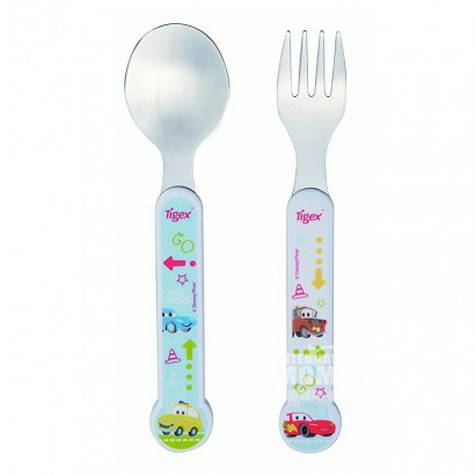 Tigex France Tigex bayi sendok garpu stainless steel set versi luar ne...