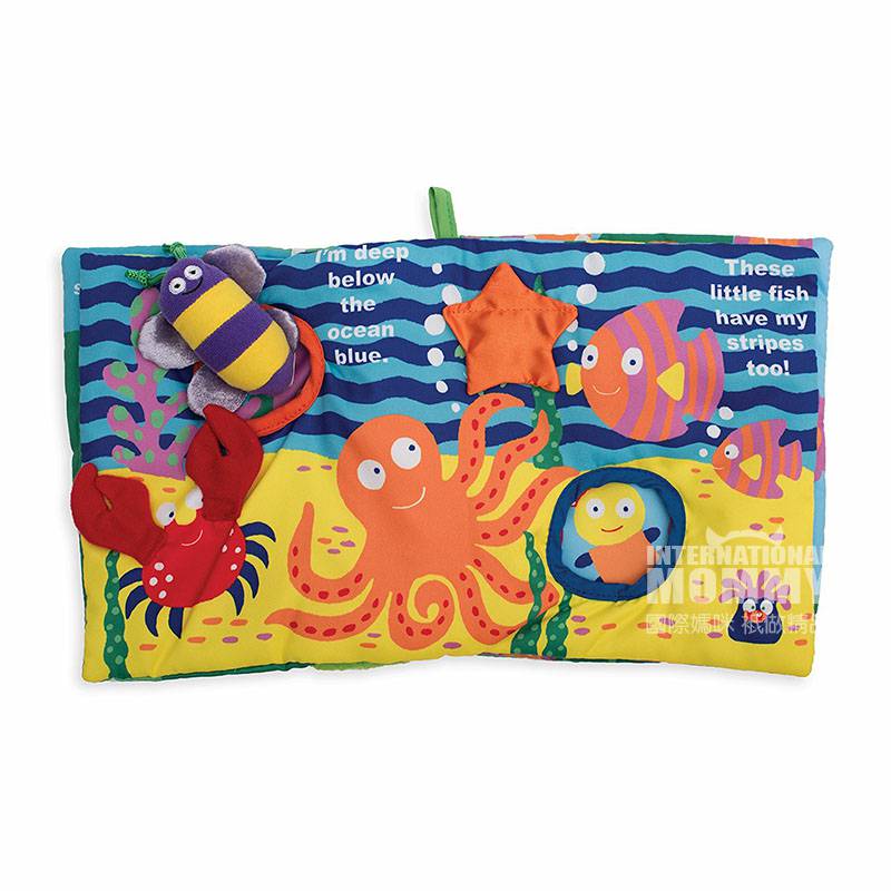 MANHATTAN TOY American permainan bayi buku kain lembut di luar laut Edition
