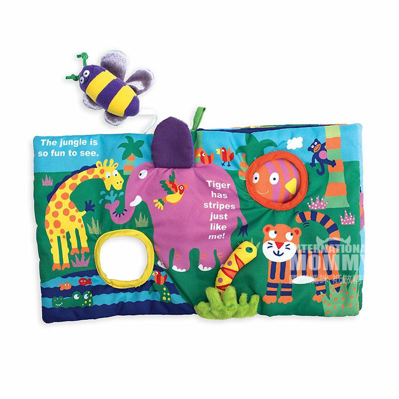 MANHATTAN TOY American permainan bayi buku kain lembut di luar laut Edition