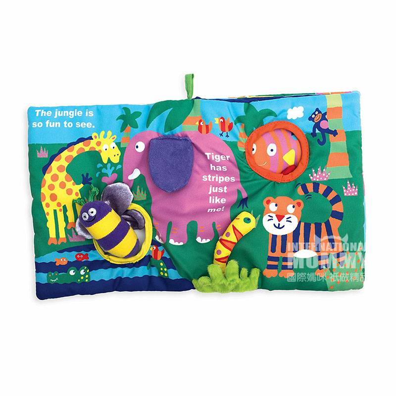 MANHATTAN TOY American permainan bayi buku kain lembut di luar laut Edition