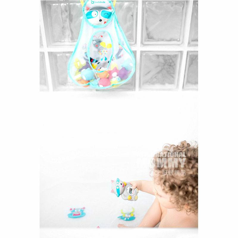 Badabulle France Badabulle Baby Bath Toy Storage Network Versi Luar Negeri