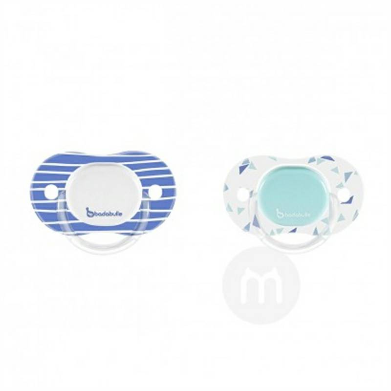 Badabulle French Badabulle dot silikon bayi 6-12 bulan 2 paket versi luar negeri