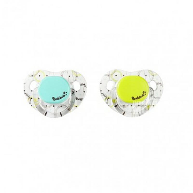 Badabulle French Badabulle dot silikon bayi 0-6 bulan 2 bungkus versi luar negeri