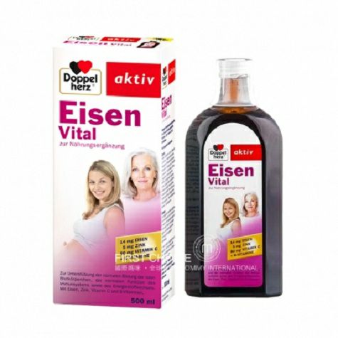 doppelherz Jerman besi dan darah tonik cairan oral versi luar negeri